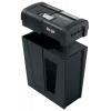 Papīra smalcinātājs REXEL Secure X8 — šķērsgriezuma P-4, 4x40 mm, 8 lapu ietilpība, 14 l tvertne, melns