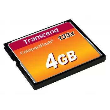 Flash atmiņa Transcend 4GB CompactFlash 133x TS4GCF133