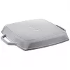 Grila panna Staub 40511-684-0 kvadrātveida 28 cm, piemērota indukcijai, grafīta pelēka