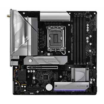 Mātesplate ASRock B860M LiveMixer WiFi — Intel B860, LGA 1851, micro ATX, DDR5, 4x DIMM, Wi‑Fi 6E, 2.5Gb LAN