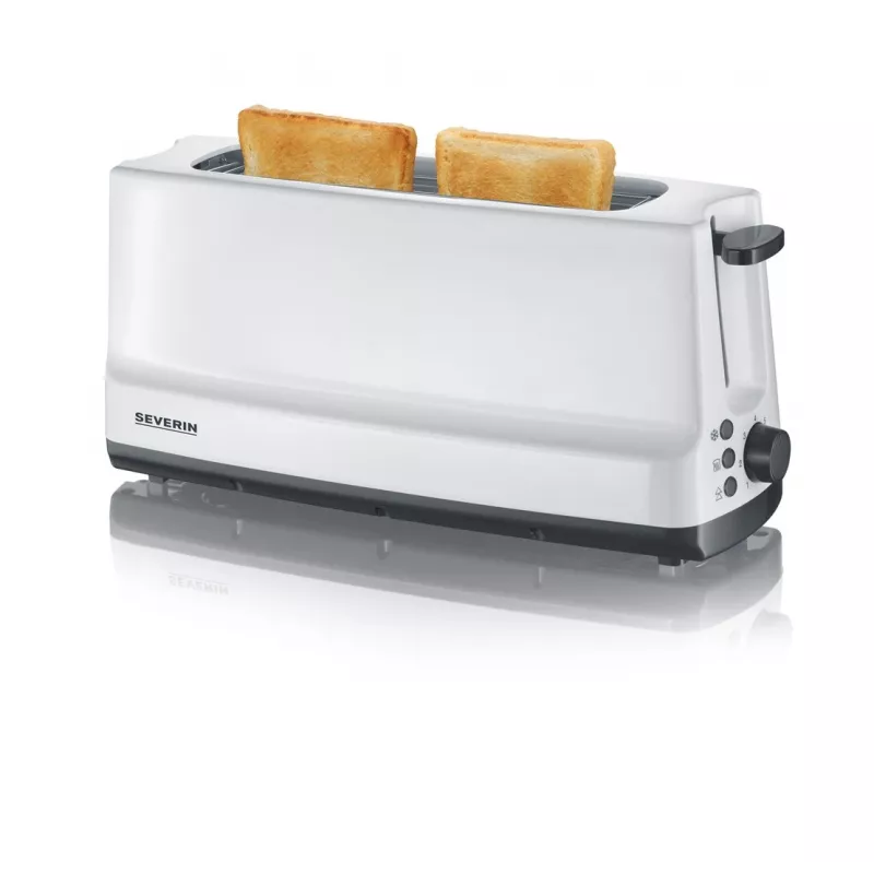 Severin AT 2232 tosteris 2 šķēlēm 800 W Pelēks, Balts