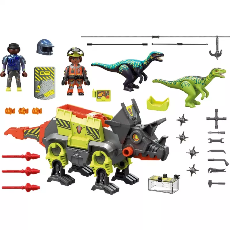70928 Dino Rise Robo-Dino kaujas mašīna, konstruēšanas rotaļlieta