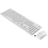 Logitech MK295 Silent - tastatūras un peles komplekts - bezvadu - 2,4 GHz - itāļu - pelēkbalts