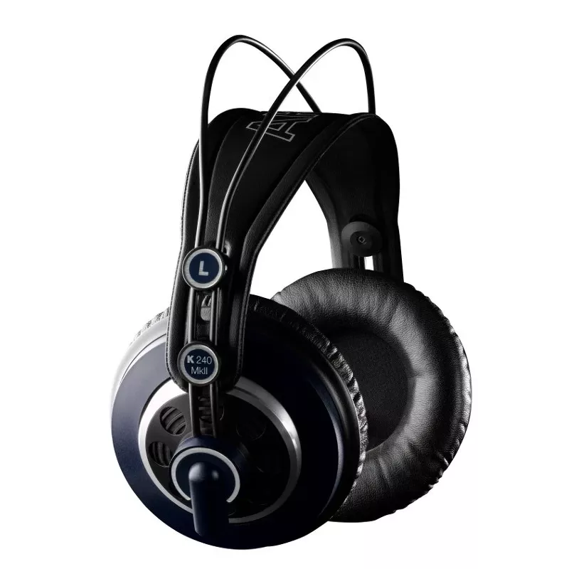 AKG K240 MKII - studijas austiņas, apkārtauss, daļēji atvērtas