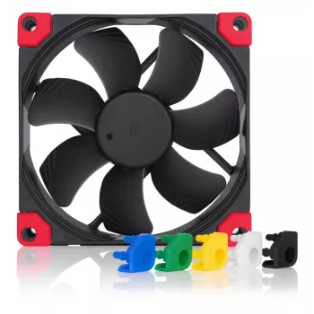 Noctua NF-A9 PWM 92 mm korpusa ventilators, melns