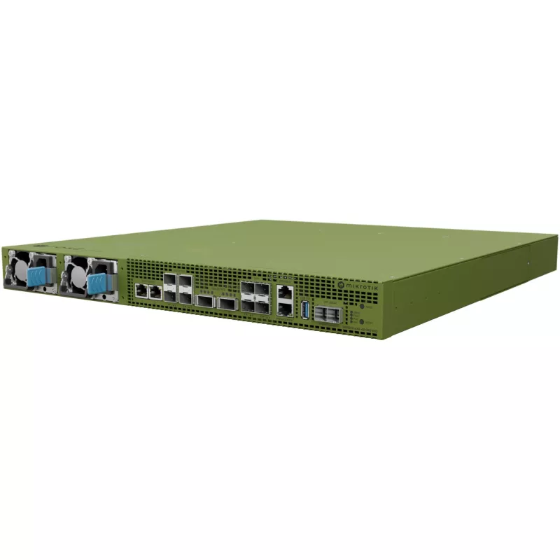 Slēdzis MikroTik RDS2216-2XG-4S+4XS-2XQ 16 portu 10G slēdzis ar SFP+/SFP28 un QSFP+