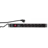 Pārsprieguma aizsargs LogiLink PDU7C01 Melns 7 maiņstrāvas rozetes 230 V 2 m