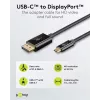 USB-C uz DisplayPort kabelis GOOBAY 75704, 1 m, līdz 4K@60Hz