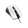 Vadu optiskā datorpele abām rokām GEMBIRD MUS-4B-01-BS, USB Type-A, 1200 DPI, 4 pogas, melna/sudrabota