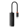 Tīkla adapteris Baseus Lite Series USB-C uz RJ45 (melns)