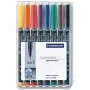 Pastāvīgais marķieris Staedtler 313 WP8 Melns Zils Brūns Zaļš Oranžs Sarkans Violets Dzeltens