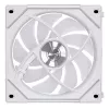 120mm Lian Li UNI FAN SL-INF Wireless ARGB PWM — balts, modulāra magnētiskā ventilatora sistēma