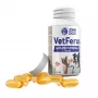 Zivju eļļas kapsulas John Dog VetFerus GOLDEN OMEGA-3 — 30 kapsulas, 200 g burka, uztura bagātinātājs pieaugušiem suņiem
