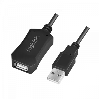 LogiLink USB 2.0 pagarinātājkabelis - 5,0 m USB kabelis 5 m USB A