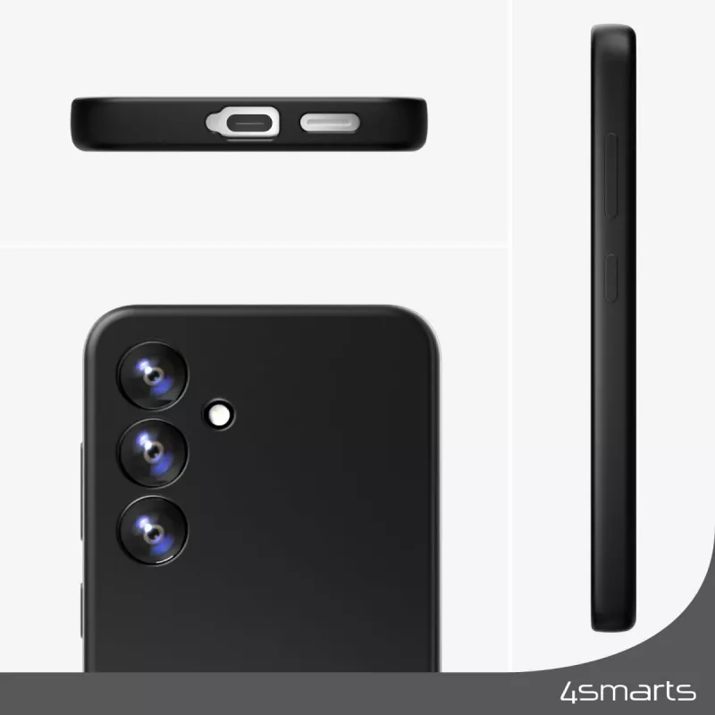 Cover 4smarts Galaxy A55 16.8 cm (6.6 inch) melns