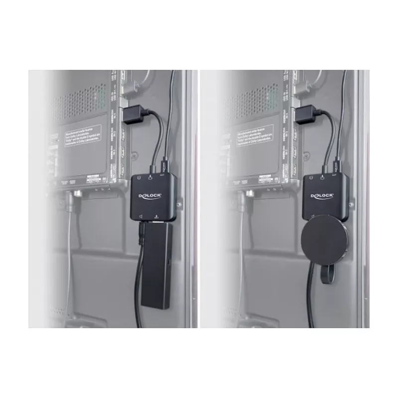 HDMI Audio Ekstraktors DeLOCK 4K 60 Hz kompakts