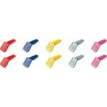 KNIPEX KN 00 61 10 CV01 - ColorCode klips - 10 gab., jauktas krāsas (00 61 10 C V01)