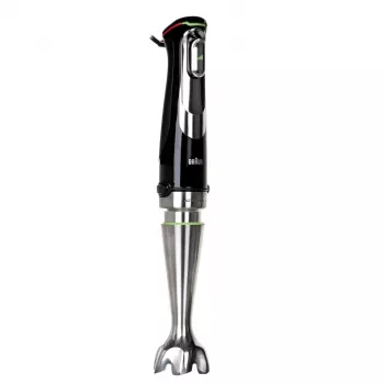 Braun MultiQuick 9 MQ9138XI 0,6 L iegremdējamais blenderis 1200 W Melns, Nerūsējošais tērauds