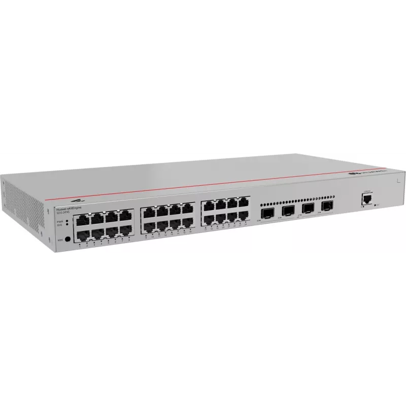 HUAWEI eKit S310 Series S310-24T4S Managed L2+ Gigabit Ethernet (10/100/1000) 1U pelēka