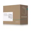 Datora korpuss DeepCool CH160 PLUS WH Small Form Factor balts, microATX, rūdīts stikls, USB-C