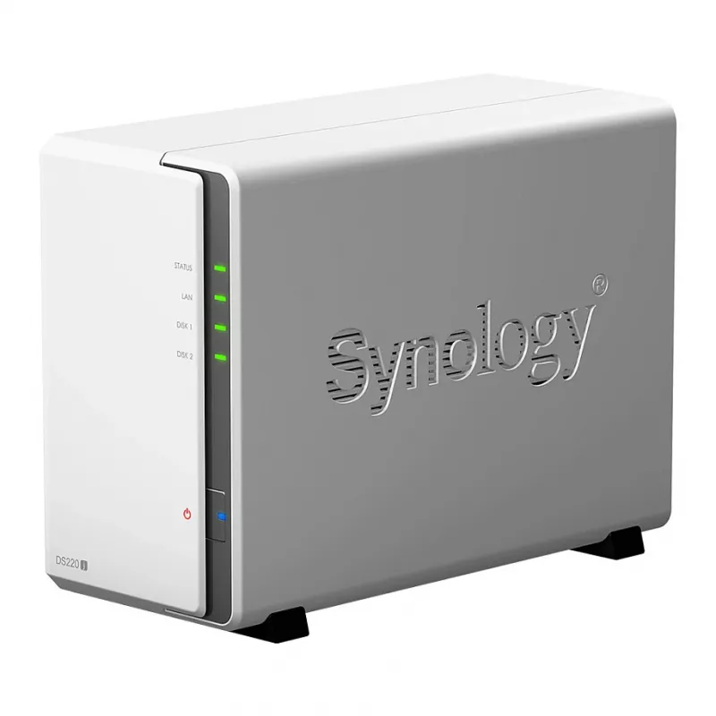 Synology Disk Station DS220j - NAS serveris - 2 nodalījumi