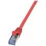 Tīkla kabelis LogiLink 7,5m RJ-45 Cat6a sarkans