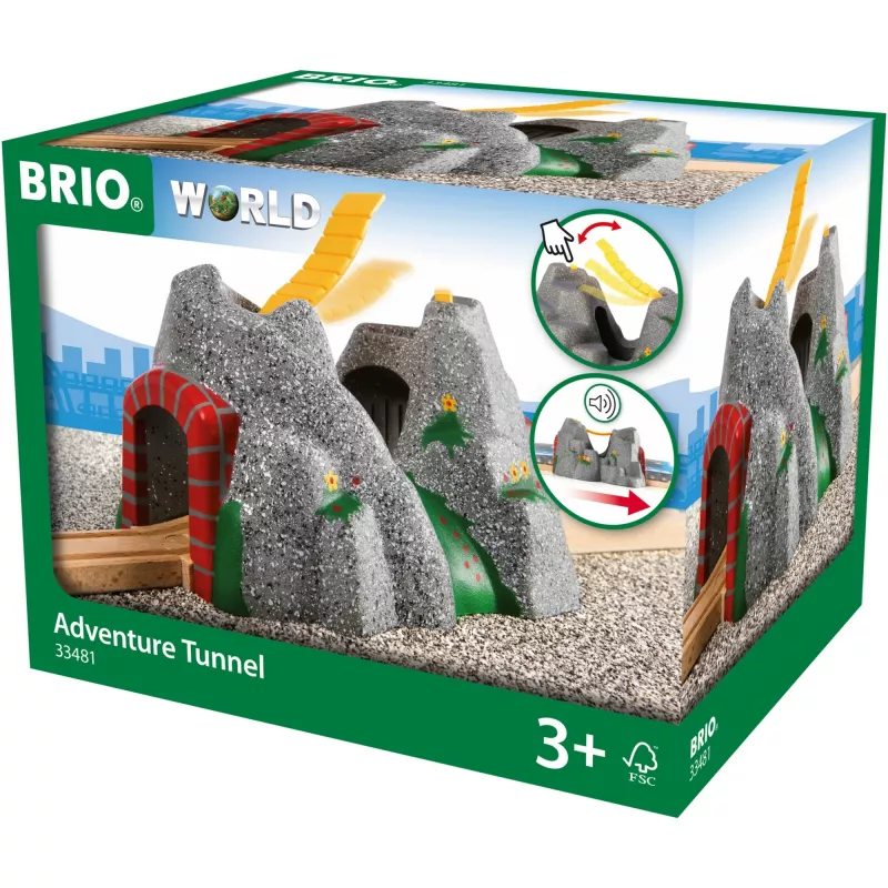 World magic tunnel, dzelzceļš Pelēks/Sarkans