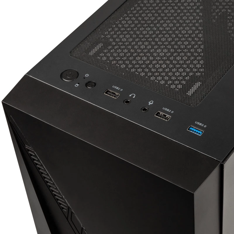 Computer Case Kolink Inspire K2 Plus ARGB Micro-ATX Melns