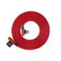 Sbox USB->Type-C 90 m/m 1.5m Type-C-90R Strawberry Sarkans