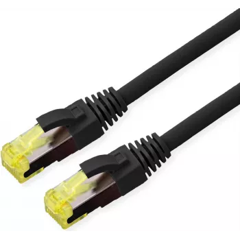 Roline 21.15.0751 RJ45 tīkla kabelis, komutācijas kabelis CAT 6a S/FTP 1 m melns 1 gab.