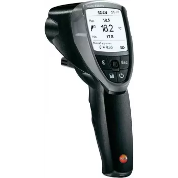 TESTO 835-H1 infrasarkanais termometrs, IR termometrs, optika 50:1, mērījumu diapazons no -30 līdz +600 °C (0560 8353)