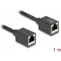 Tīkla vads DeLOCK 90325 RJ-45 Cat6a 1 m Melns