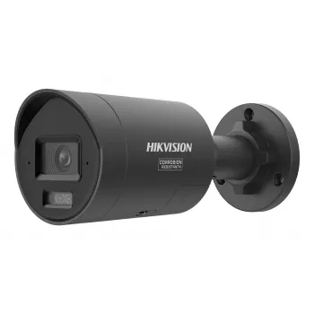IP Bullet Camera Hikvision Pro Series ColorVu 8 MP Smart Hybrid Light Fixed Mini, 1/1.8 collu CMOS, 108.8°x56.4°, Sienas stiprinājums, Melns