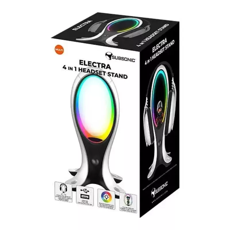 Austiņu statīvs Subsonic SA5682 melns balts 426g