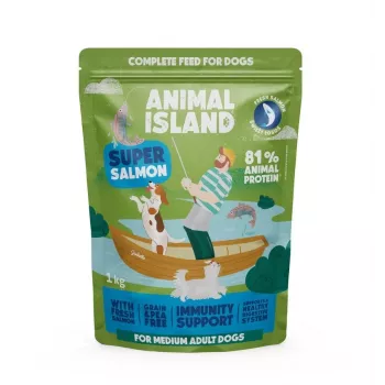 ANIMAL ISLAND Lasis - sausā suņu barība - 1kg