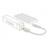 USB uzlādes kabelis DeLOCK Type-A uz USB Type-C 15 cm