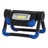 Darba gaisma RealPower 463617 prožektors, LED 10 W, 2 spuldzes, baterija AA, IPX2, melna