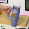 Paladone Minecraft purpura termokrūze ar salmiņu, 900 ml