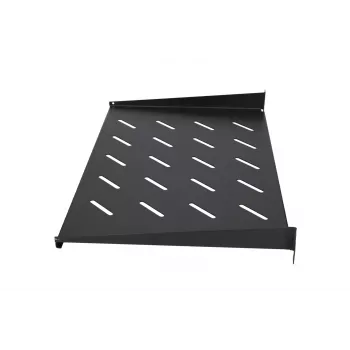Plaukta plaukts Extralink SHELF 1U 19 collu sienas skapjiem, 1U, 300 mm, melns, metāls