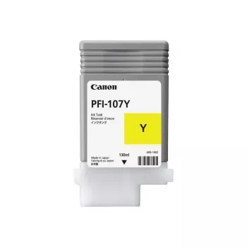 Canon PFI-107Y tintes kasetne 1 gab. oriģināla dzeltena