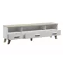 Cama RTV stand LOTTA 180cm Balts + sonoma oak