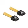 SATA kabelis DeLOCK 82476 0,2 m dzeltens