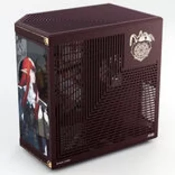 HYTE PC korpuss Y70 Metaphor ReFantazio (Midi-Tower, E-ATX, rūdītais stikls, divkameru, PCIe 4.0 paaugstinātājs, balts/daudzkrāsu)