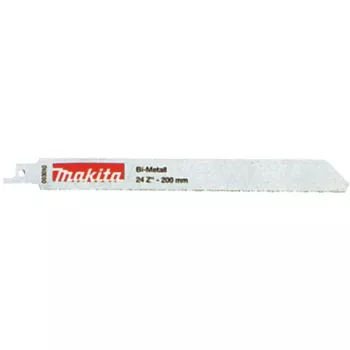MAKITA BIM RECIPROCATING SAW BLADE 200x0,9mm /5gab. TĒRAUDS, MET. KRĀSA. 1.2-3MM