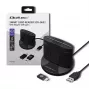 Viedkartes lasītājs Qoltec 50632 USB 2.0 Melns 1 m kabelis