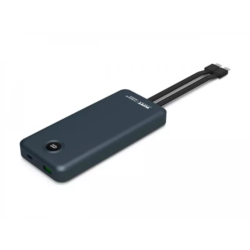 Pārnēsājams lādētājs Port Designs 907006 10000 mAh litija polimēra melns