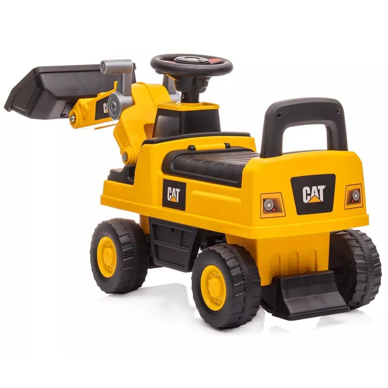 Stumjamais iekrāvējs Milly Mally Ride On CAT Loader – bērnu stumjamā rotaļlieta, modelis 5299