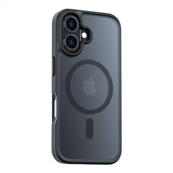 Aizsargājošs magnētiskais maciņš Torras Guardian sērija iPhone 16 — melns