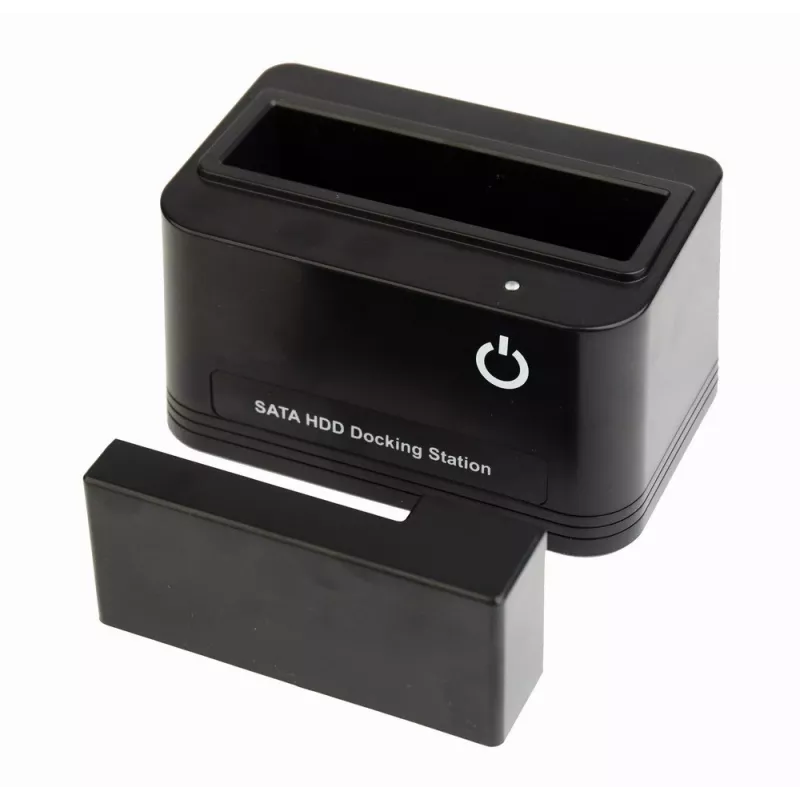Gembird HD32-U2S-5 dokstacija 2,5 un 3,5 collu cietajiem diskiem USB 2.0 Type-A Melna