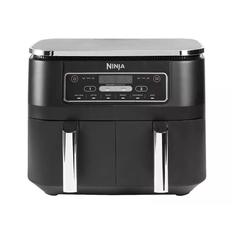 Ninja AF300 Double 7,6 L Brīvstāvošs 1690 W Karstā gaisa fritieris Melns